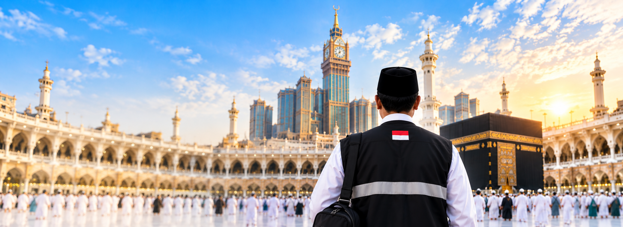 Petugas Haji di Masjidil Haram